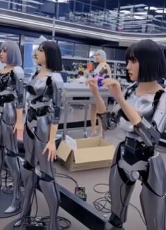 国内首家仿生人型机器人量产?国产“机械姬”还有千手观音