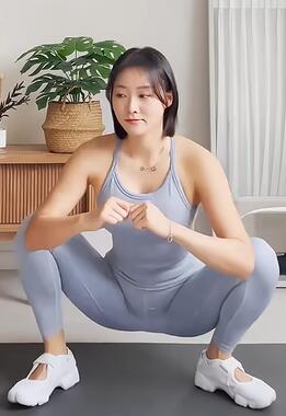 瑜伽深蹲