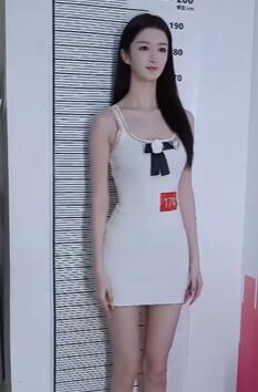 2024车展模特选拔，陈宝月量身高